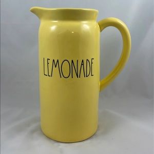 BRAND NEW Rae Dunn yellow lemonade pitcher